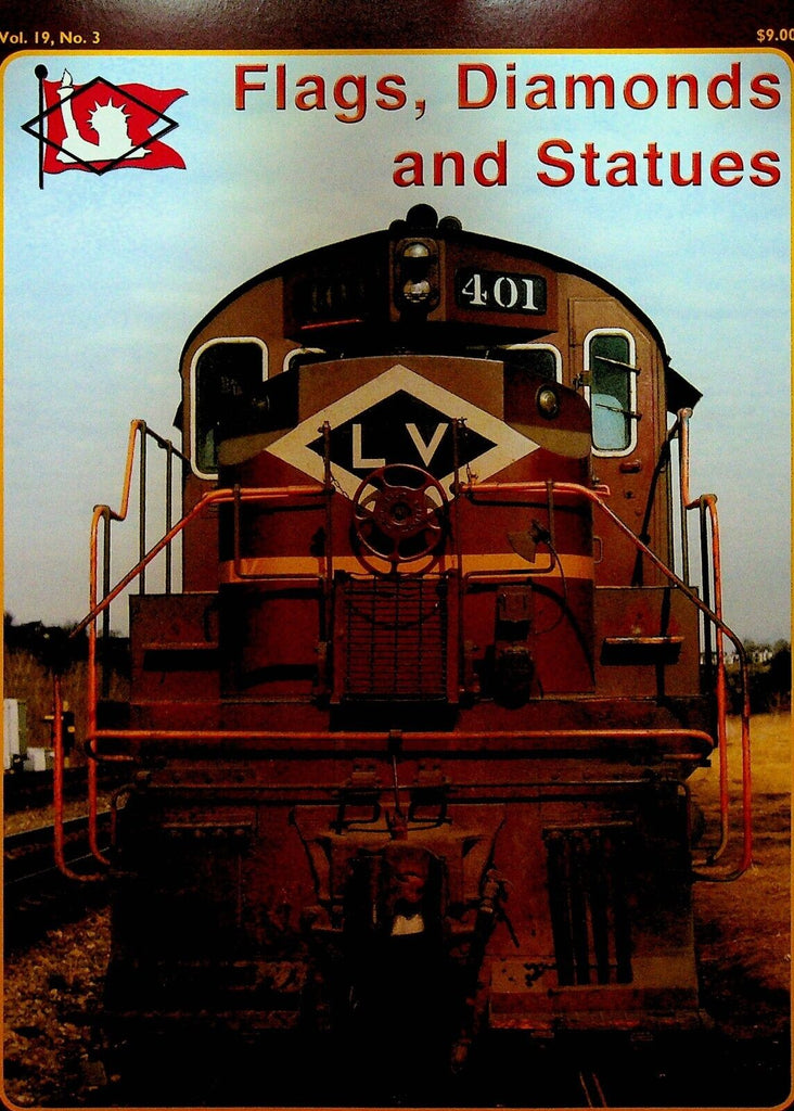 Flags Diamonds & Statues Railroad Magazine 68 Erie Detours Reading Alco