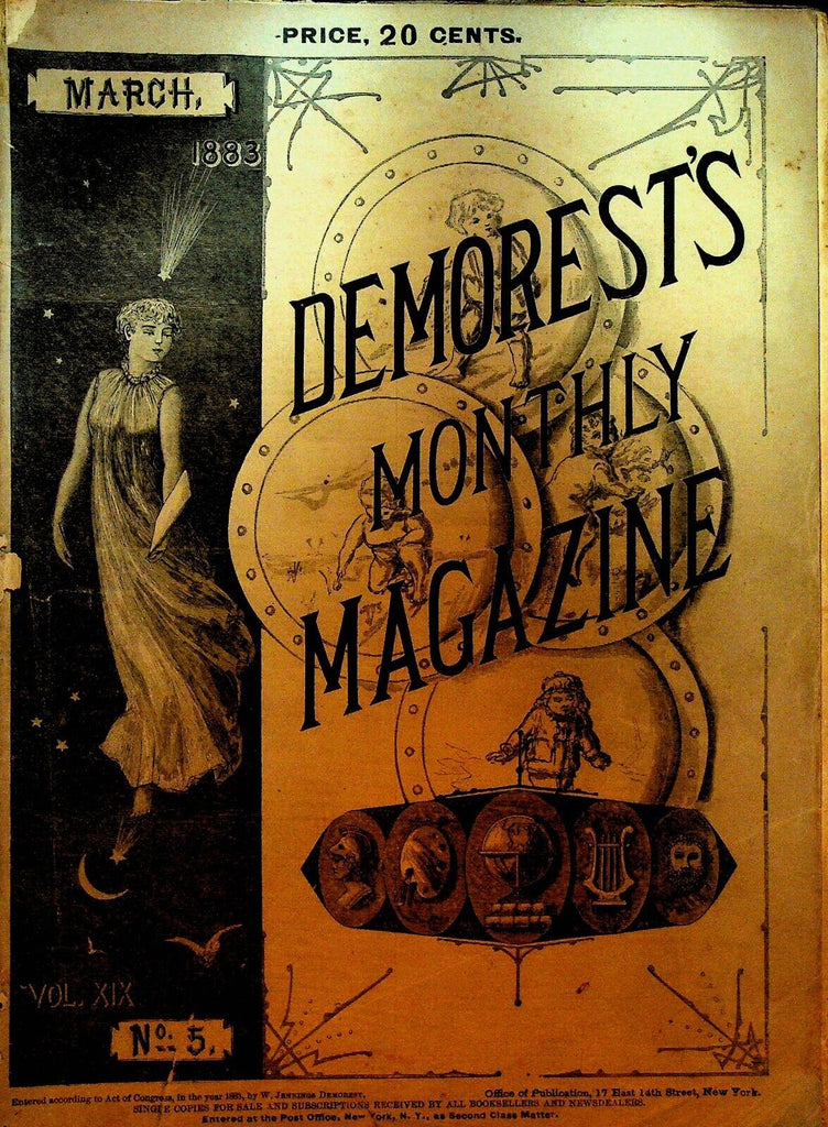 Demorest's Monthly Magazine March 1883 Fashion Fancy Work