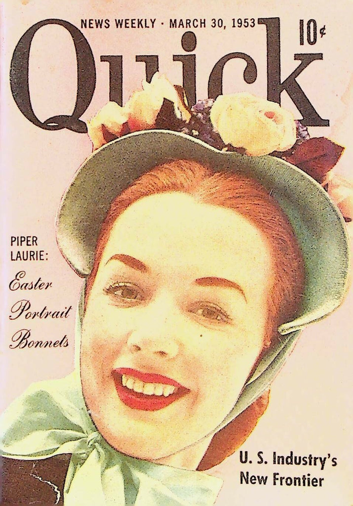 Quick Magazine March 30 1953 Piper Laurie Julius Rosenberg Morrisville Pa0