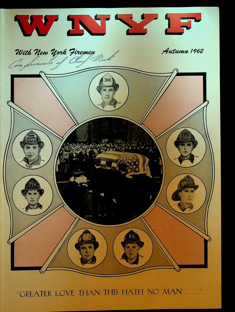 WNYF With New York Firefighters Magazine 2 1962 James Marino Francis Egan0