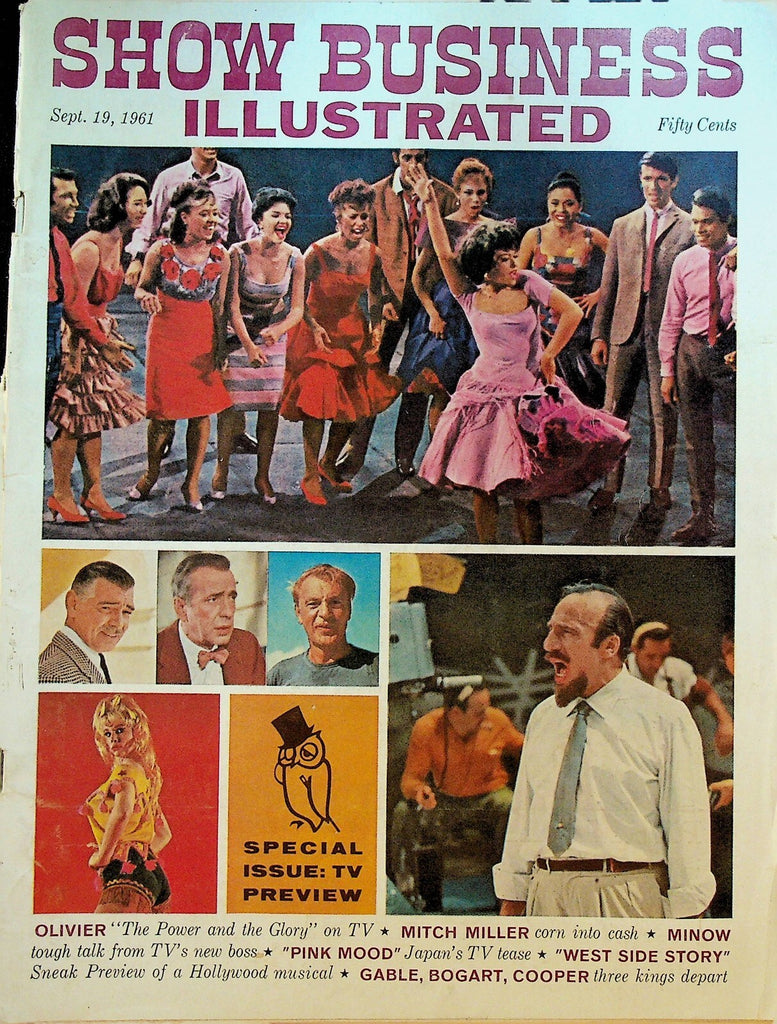 Show Business Illustrated September 19 1961 Carol Burnett Pink Mood Mitch Miller0