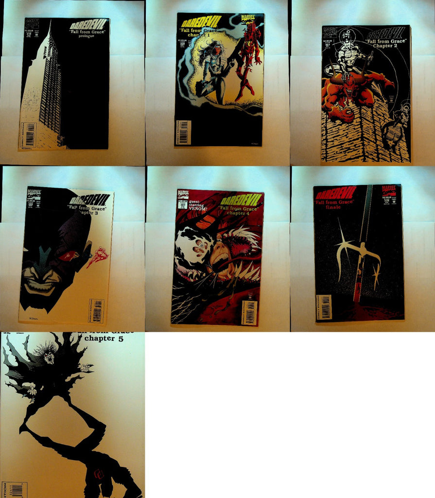 Daredevil Fall From Grace Lot of 7 Issues 319 to 3250