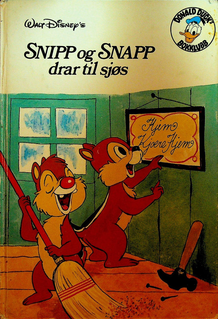 Walt Disney Chip & Dale Book 1978 Norway Snipp og Snapp Drar til Sjos0