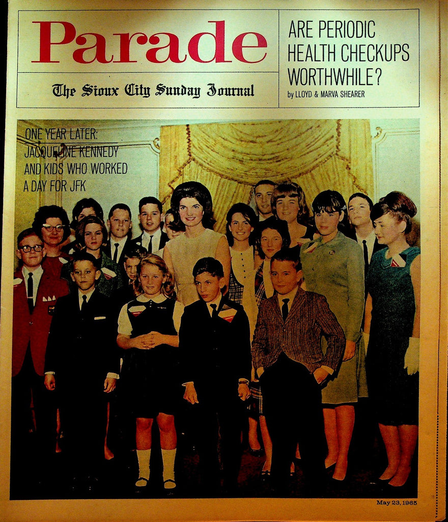 Parade Magazine May 23 1965 Jackie Kennedy Jacqui Chan JFK Humphrey Bogart0