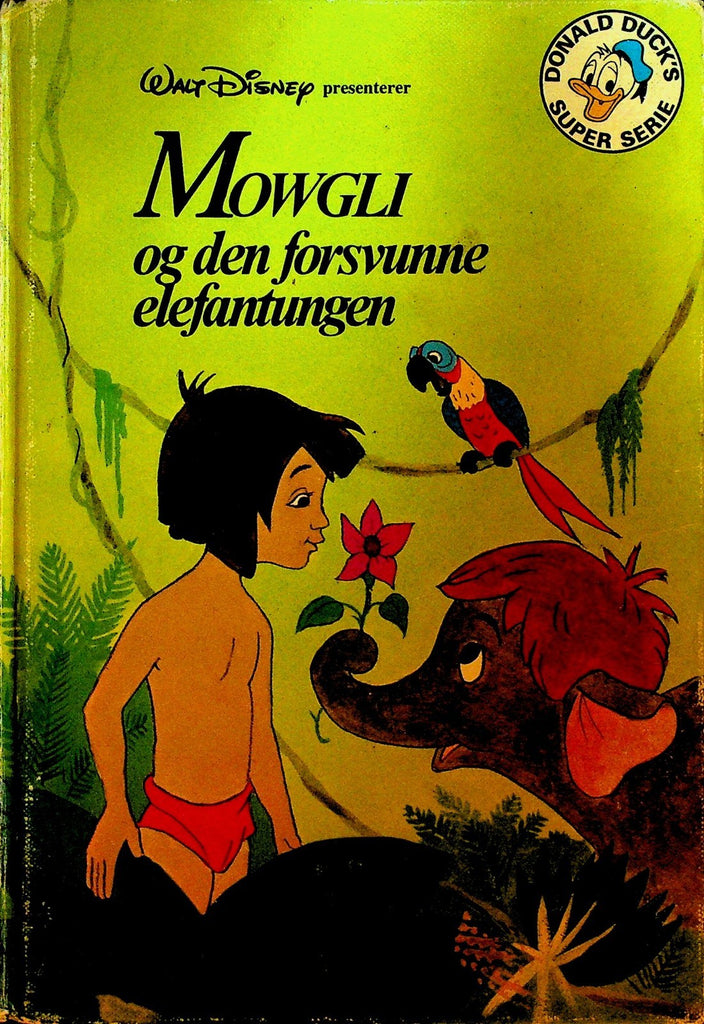Walt Disney Jungle Book 1977 Book Norway Mowgli og den Forsvunne Elefantungen0