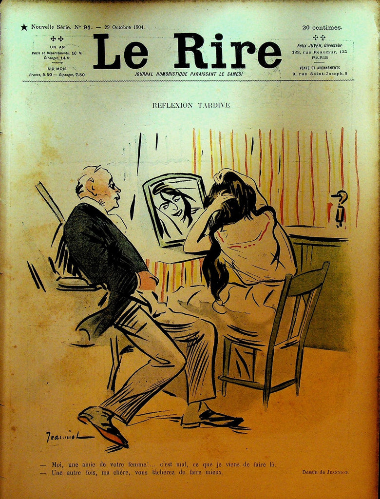 La Rire French Humor Magazine New Series 91 October 29 19040