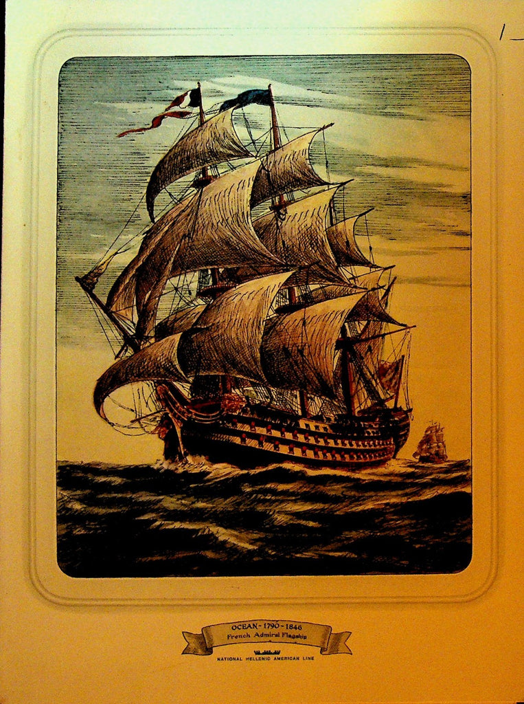 SS Queen Frederica National Hellenic American Line Dinner Menu August 9 19560