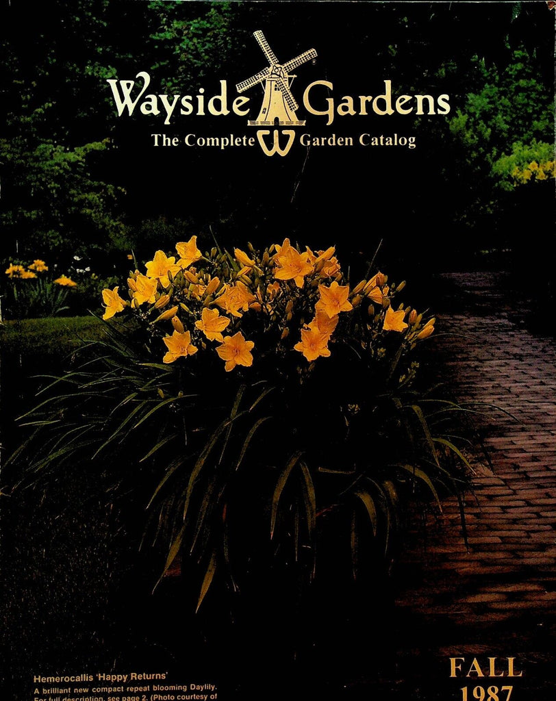 Wayside Gardens Catalog Fall 1987 Flowers
