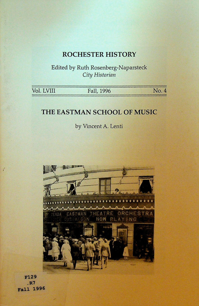Rochester History NY Fall 1996 Eastman School of Music0
