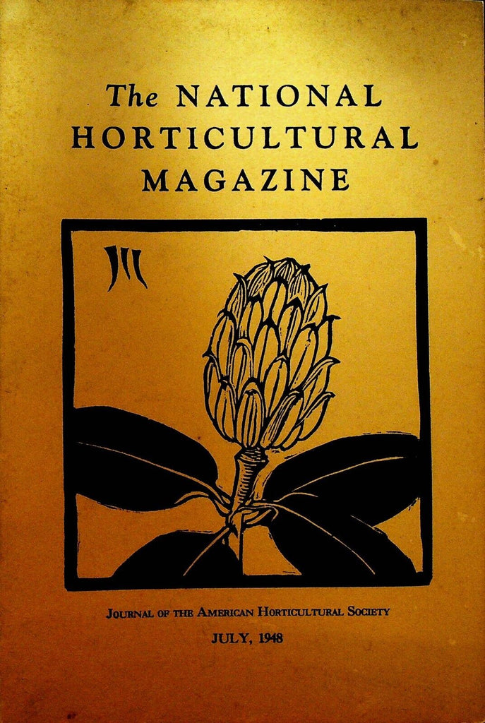 National Horticultural Magazine July 1948 Snapdragon Daffodils South Carolina