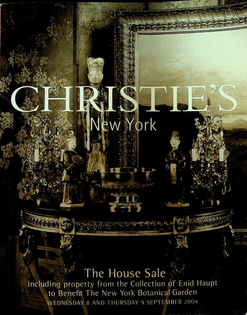 Christie's New York Auction Catalog September 8 9 2004 Enid Haupt House Sale0