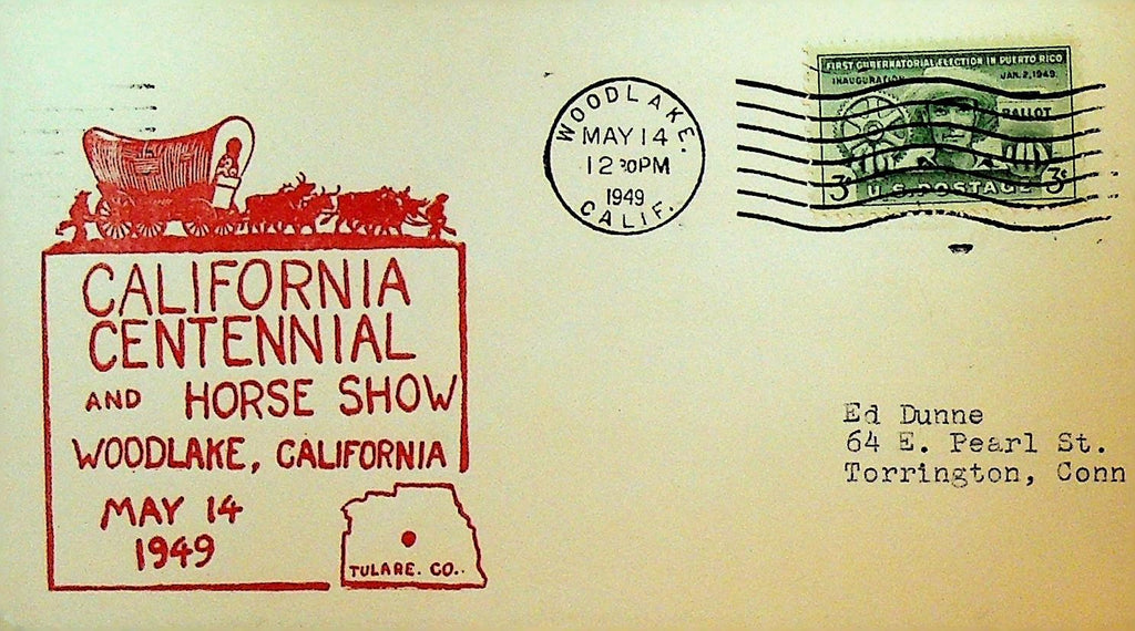 California Centennial & Horse Show Woodlake California Cover 19490