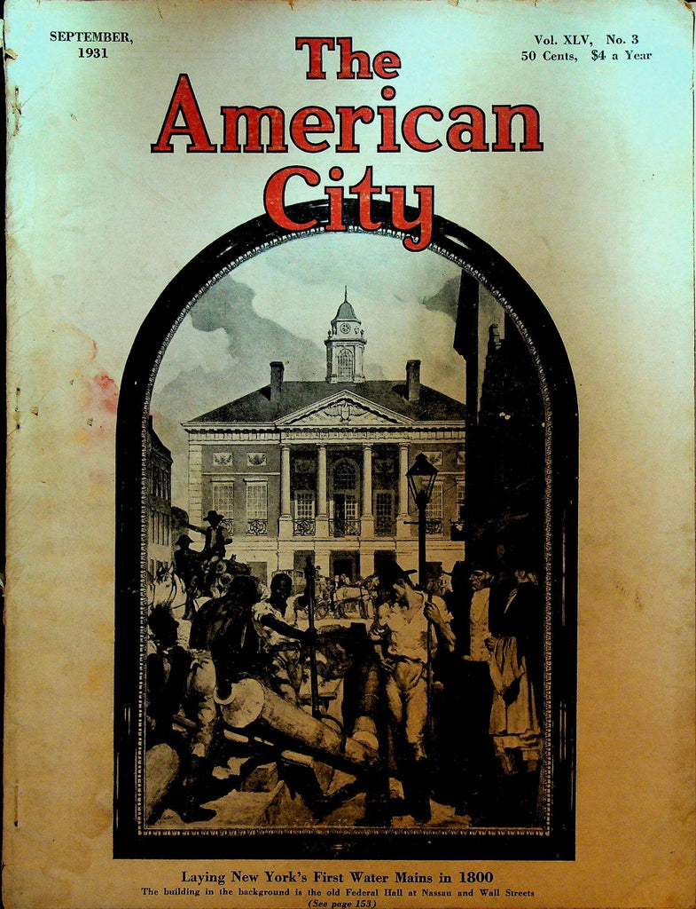The American City September 1931 New York City Water Mains0