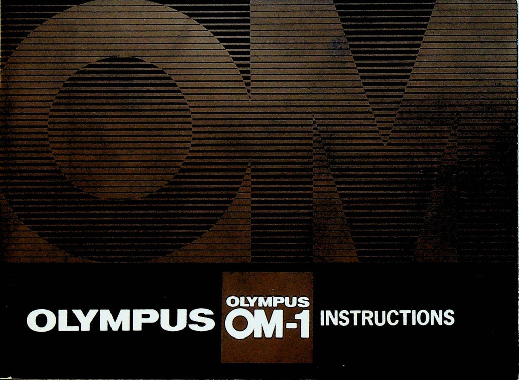 Olympus OM-1 Instructions Camera Photography0