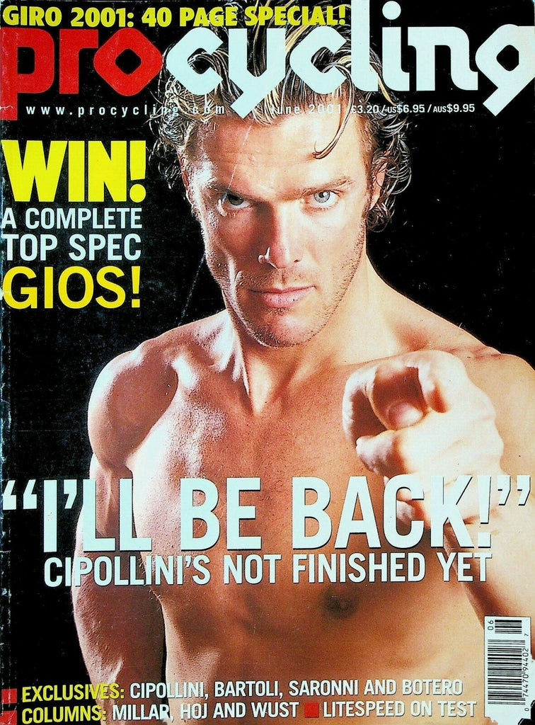 Pro Cycling Magazine June 2001 Mario Cipollini Robin Williams Edith Poiaf  0