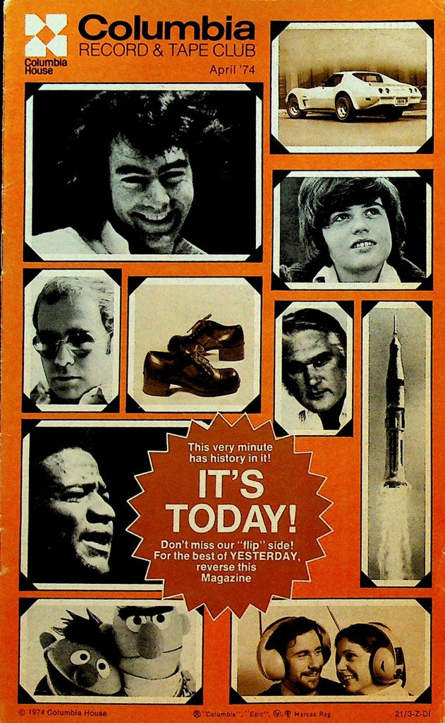 Columbia Record & Tape Club Catalog April 1974 Bert & Ernie Dick Clark0