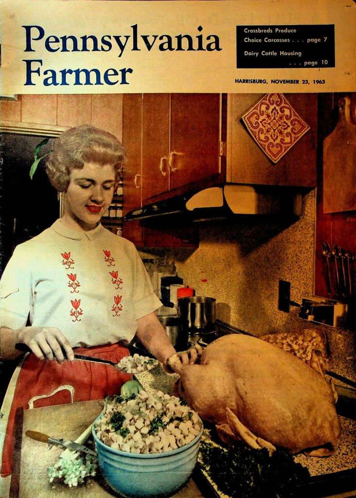Pennsylvania Farmer Magazine November 23 1963 Thanksgiving Turkey0