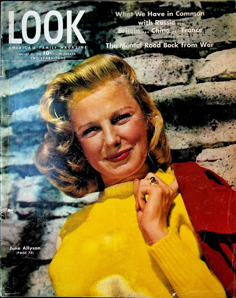 Look Magazine January 22 1946 June Allyson Jack Smith Sara Katherine Blake0