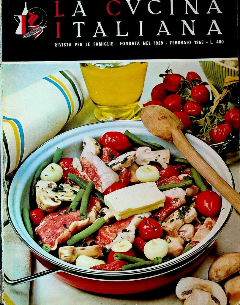 La Cucina Italiana February 1963 Beppe Sello di Cortina d'Ampezzo Recipes 0