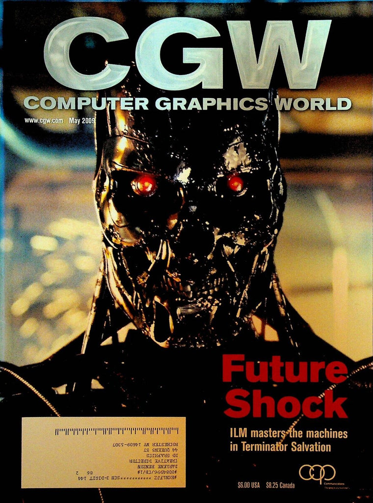 CGW Computer Graphics World Magazine May 2009 Terminator Salvation