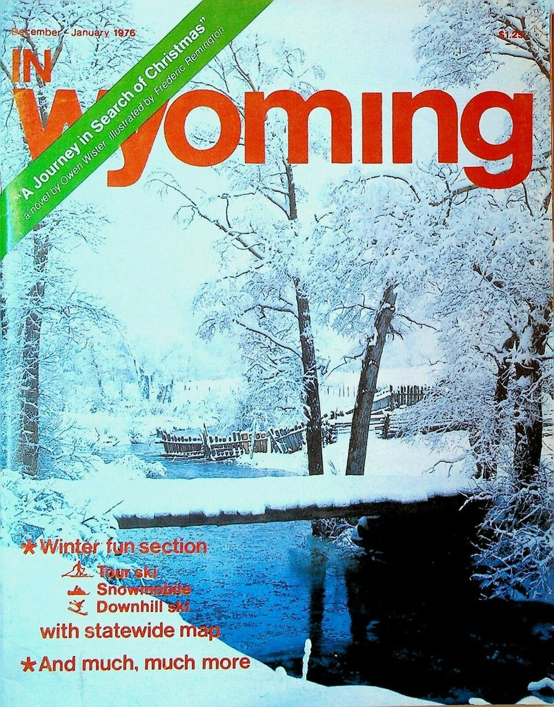 In Wyoming Magazine December 1975 University Art Museum Casper College Cheyenne0