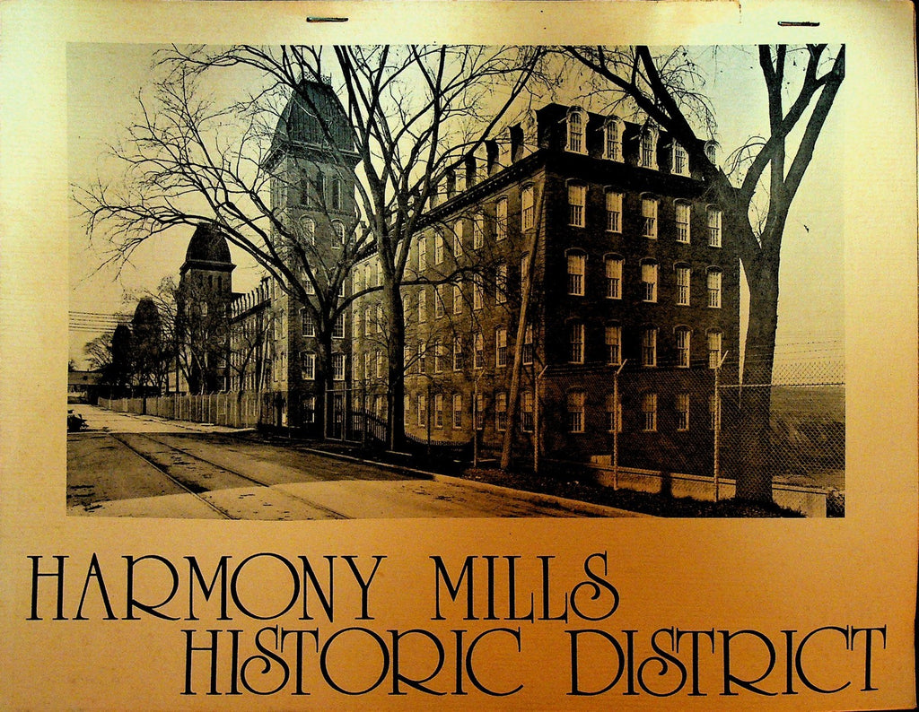 Harmony Mills Historic District Self Guided Tour & Brief History NY 19780