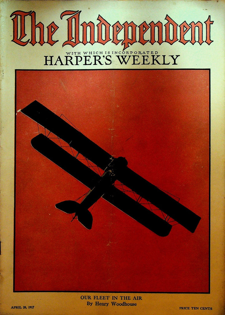 The Independent April 28 1917 WWI Herbert Hoover General von Hindenburg0