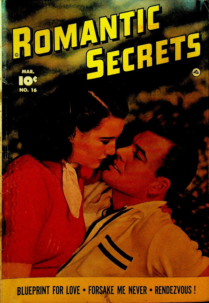 Romantic Secrets 16 Fawcett 1951 Golden Age Romance Comic0