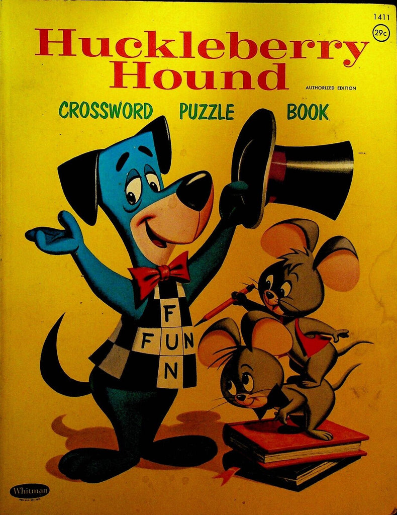 Huckleberry Hound Crossword Puzzle Coloring Book 1960 Frank McSavage