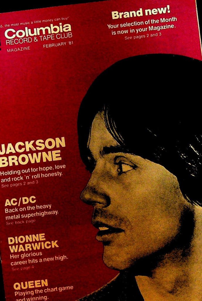 Columbia Record & Tape Club Catalog February 1981 Jackson Browne Van Halen0