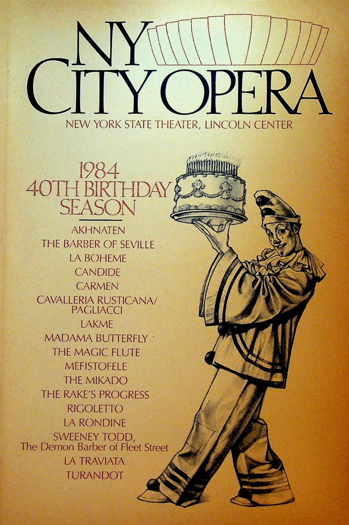 Sweeney Todd New York City Opera Playbill October 11 1984 Timothy Nolen0