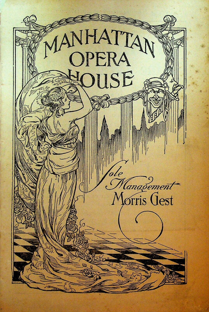 Chu Chin Chow Playbill October 22 1917 Tyrone Power Sr Lucy Beaumont Tessa Kosta