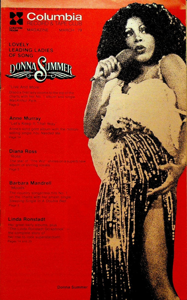 Columbia Record & Tape Club Catalog March 1979 KISS Donna Summer Kansas0