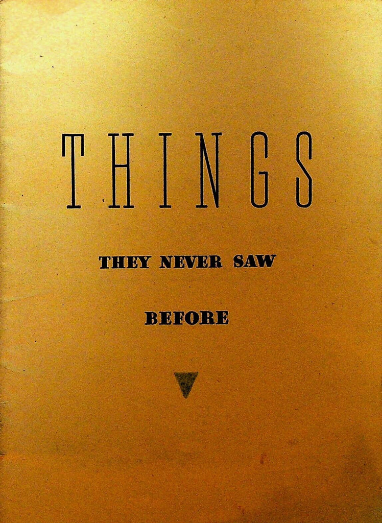 Hudson Motor Car Company 1936 Booklet Things They Never Saw Before