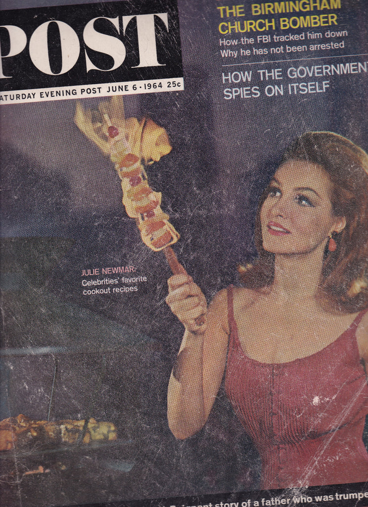 June 6 1964 Saturday Evening Post-Julie Newmar, Birmingham Church Bomber0