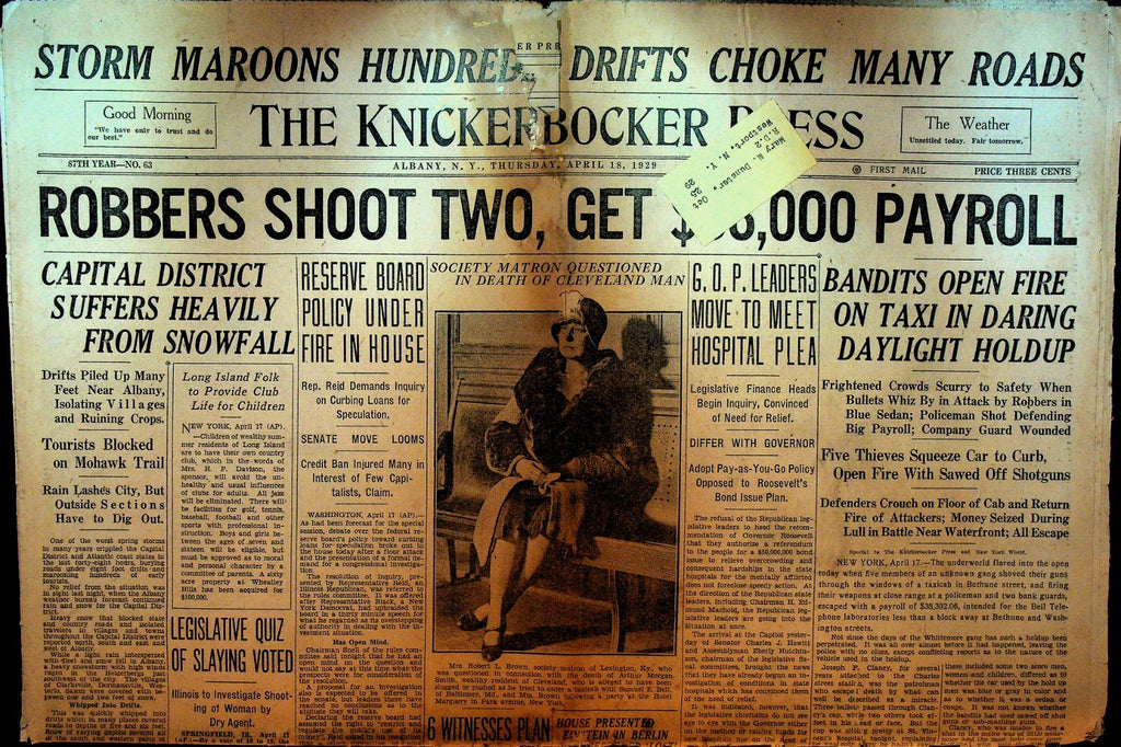 Knickerbocker Press Albany NY April 18 1929 Clarence Darrow0