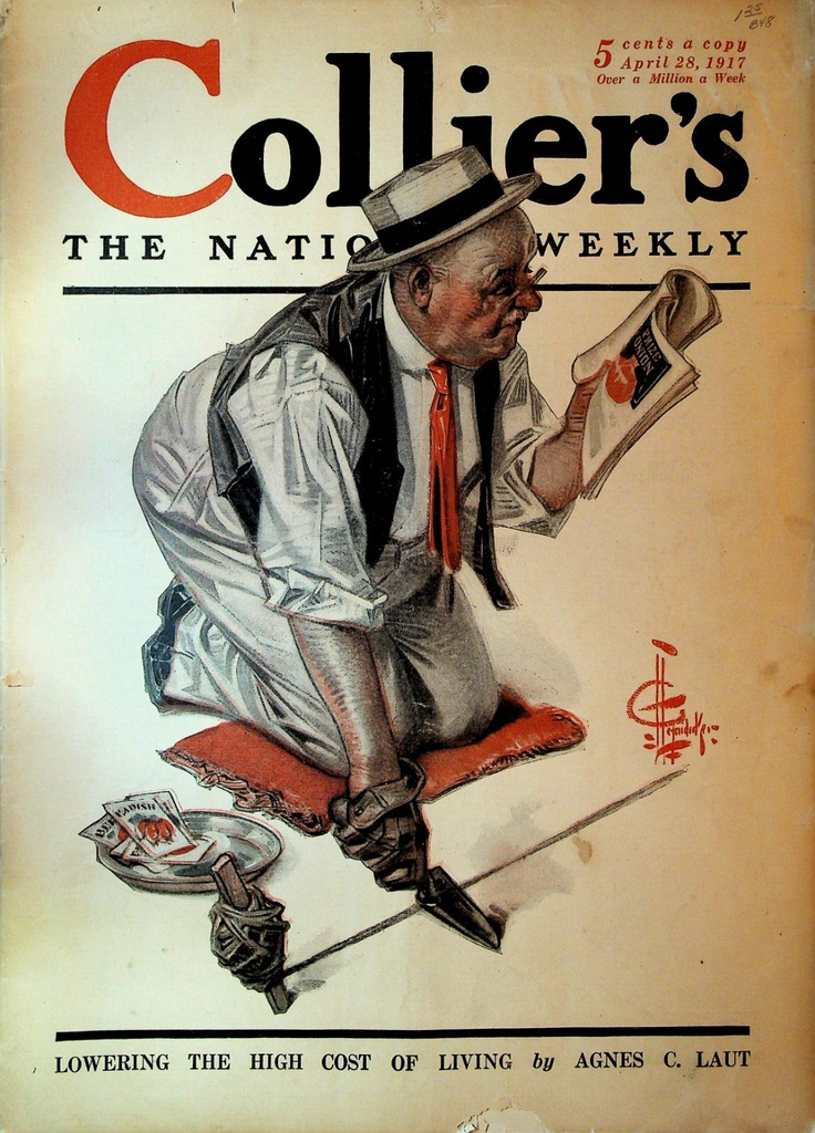 Collier's Magazine April 28 1917 WWI JC Leyendecker Wilson Sporting Goods0