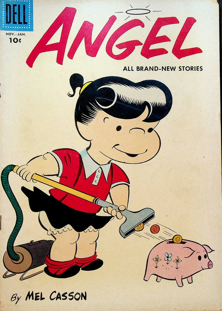 Angel 12 Dell Comics 1958 Mel Casson Piggy Bank Vacuum Cleaner0