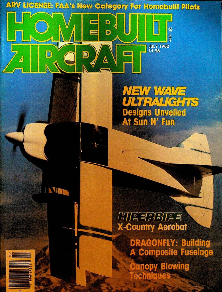 Homebuilt Aircraft Magazine July 1982 Hiperbipe Yamaha VJ-24W