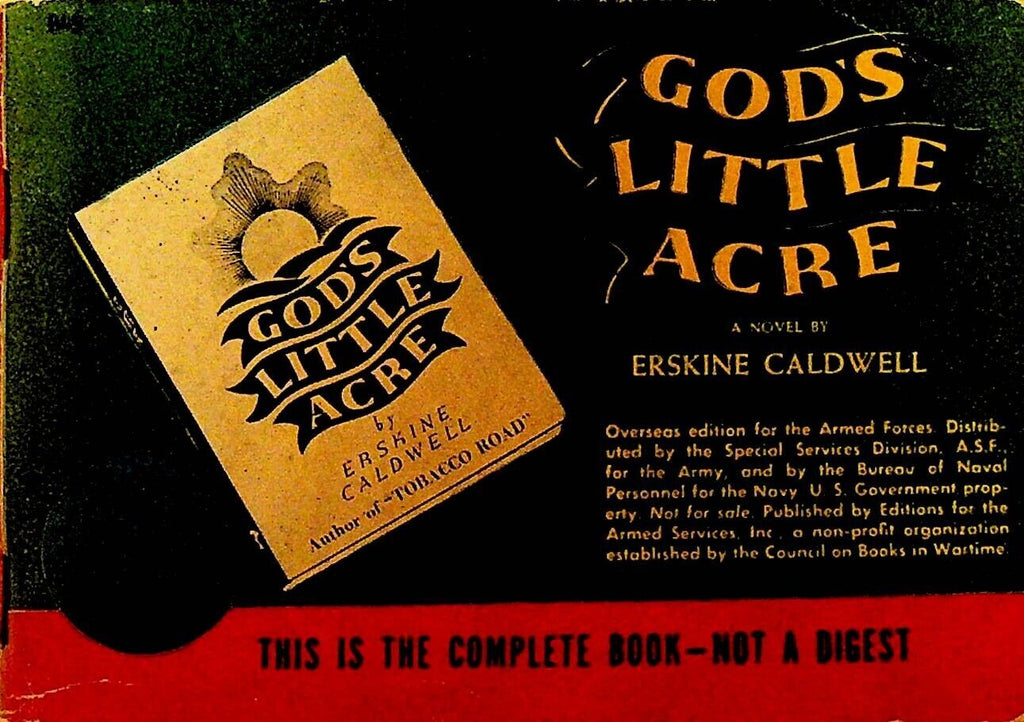 God's Little Acre by Erskine Caldwell ASE Armed Services Edition 945