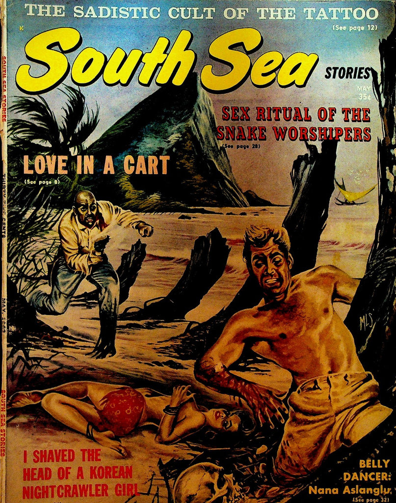 South Sea Stories Men's Magazine Cheesecake Pin-Up May 1962 Nana Aslanglu0