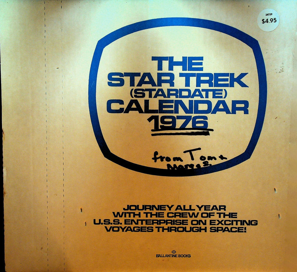 Star Trek Stardate Calendar 1976 in Original Box0