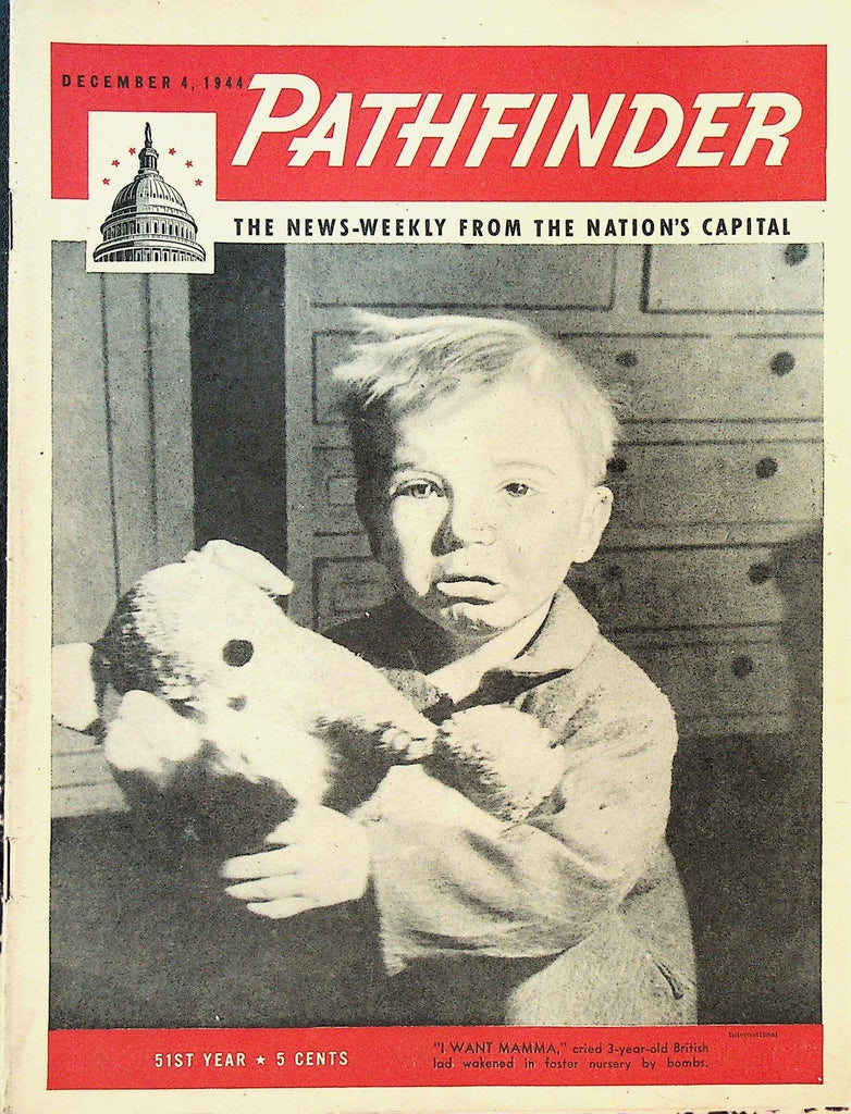 Pathfinder December 4 1944 WWII Jesse James Benton Bishop Richard Cushing0