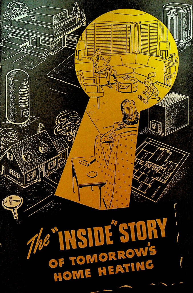 Coleman Lamp Home Heating Booklet Inside Story 1940s
