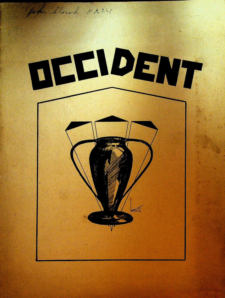 The Occident West High School Rochester NY Student Magazine October 19280