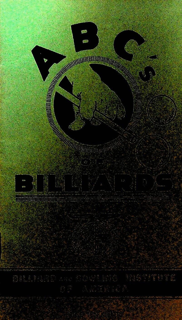 ABCs of Billiards Booklet 1948 Billiard & Bowling Institute of America