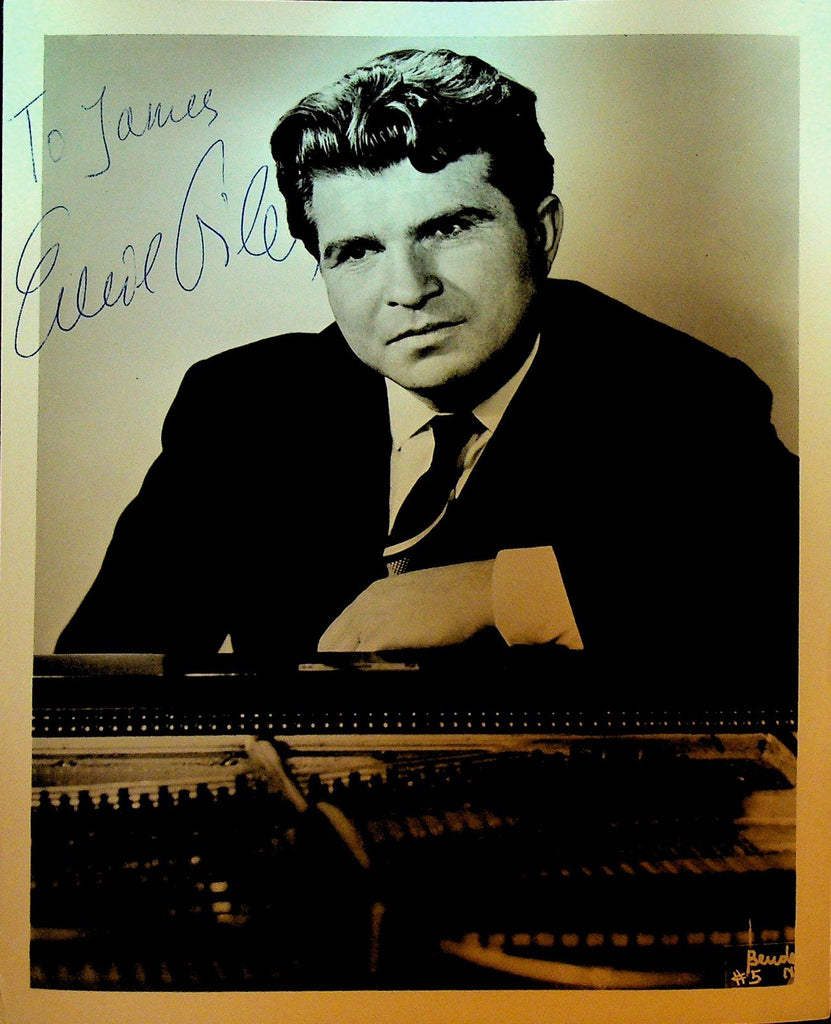 Emil Gilels Pianist Autograph Signed Photograph 1960s0