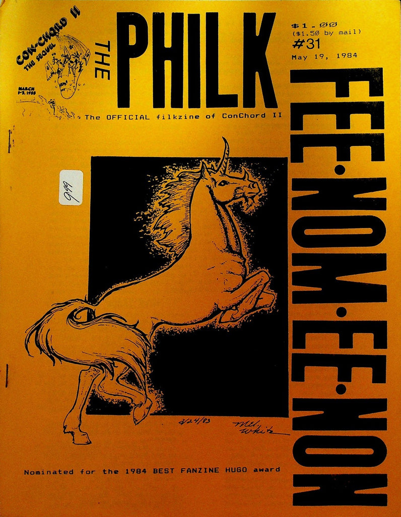 The Philk Fee-Nom-Ee-Non Filk Music Fanzine Science Fiction 31 May 19 19840