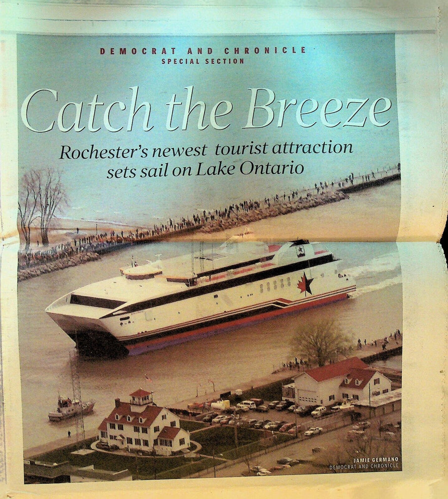 Catch the Breeze Rochester NY Fast Ferry Special Newspaper Section June 13 2004
