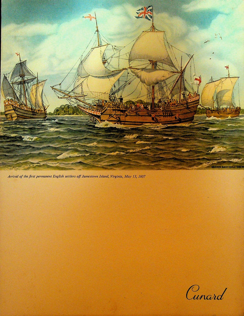 Cunard RMS Queen Elizabeth Dinner Menu October 11 19620
